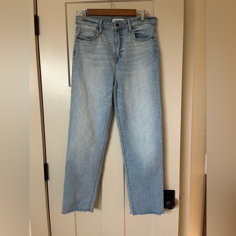 Carly Jean Los Angeles Light Blue Women Jeans size 7